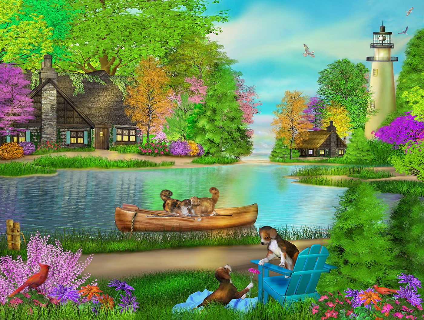 SunsOut Am Meer 500 Teile Puzzle Sunsout-66515 SunsOut Am Meer 500 Teile Puzzle Sunsout-66515 von SunsOut