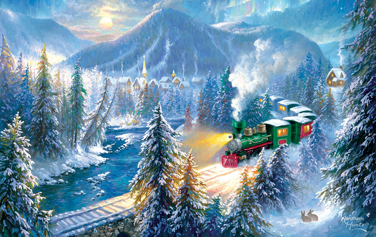 SunsOut Bergweihnachtszug 500 Teile Puzzle Sunsout-69830 SunsOut Bergweihnachtszug 500 Teile Puzzle Sunsout-69830 von SunsOut