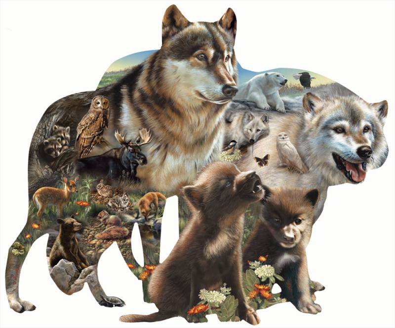 SunsOut Bonnie, Rebecca and Karen Latham - Wolf Pack 1000 Teile Puzzle Sunsout-95739 von SunsOut