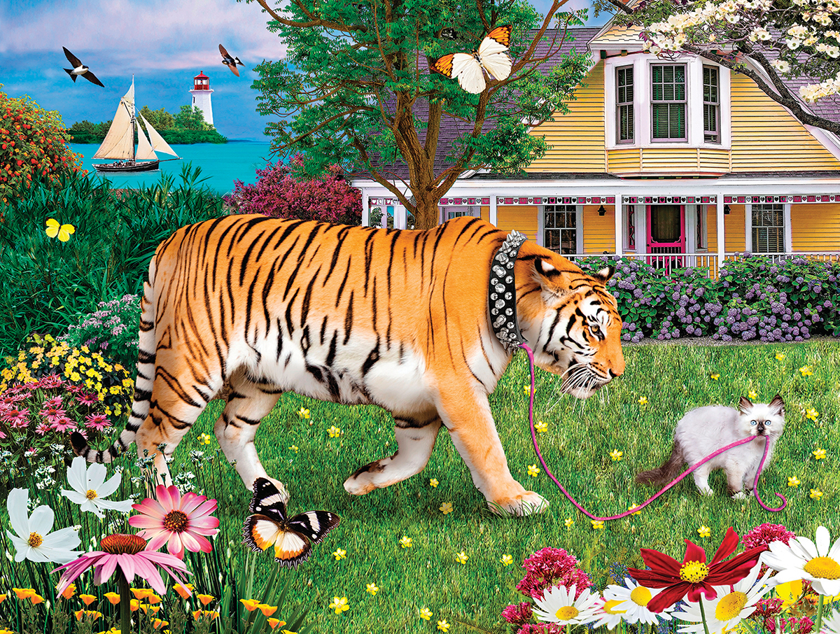 SunsOut Der Tiger-Spaziergang 500 Teile Puzzle Sunsout-72030 SunsOut Der Tiger-Spaziergang 500 Teile Puzzle Sunsout-72030 von SunsOut
