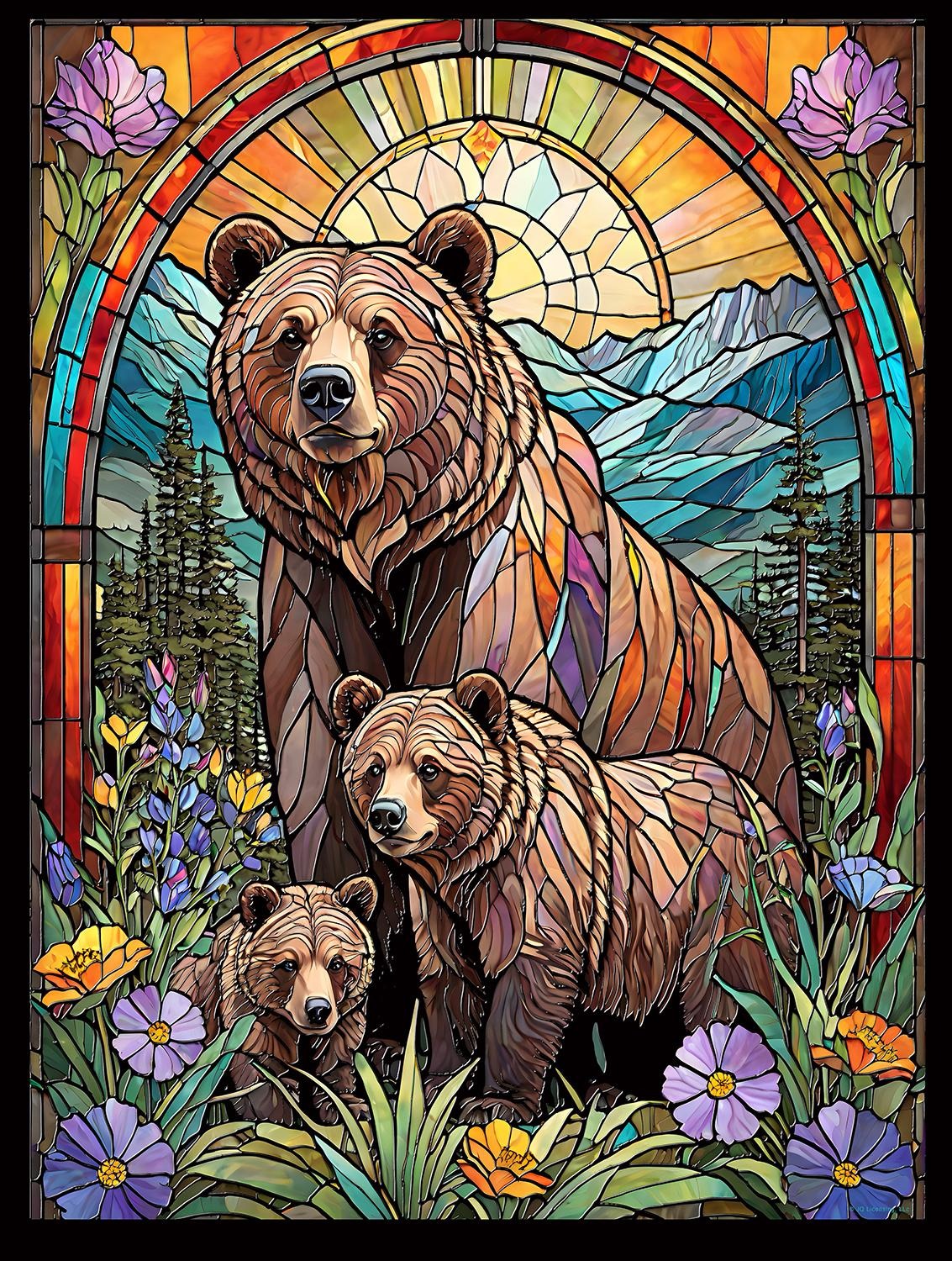 SunsOut Familie Griz 500 Teile Puzzle Sunsout-71801 von SunsOut