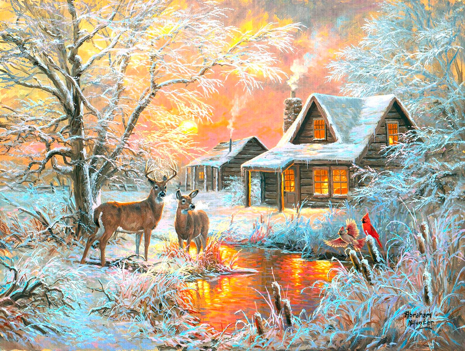 SunsOut Frostiges Leuchten 500 Teile Puzzle Sunsout-69481 SunsOut Frostiges Leuchten 500 Teile Puzzle Sunsout-69481 von SunsOut