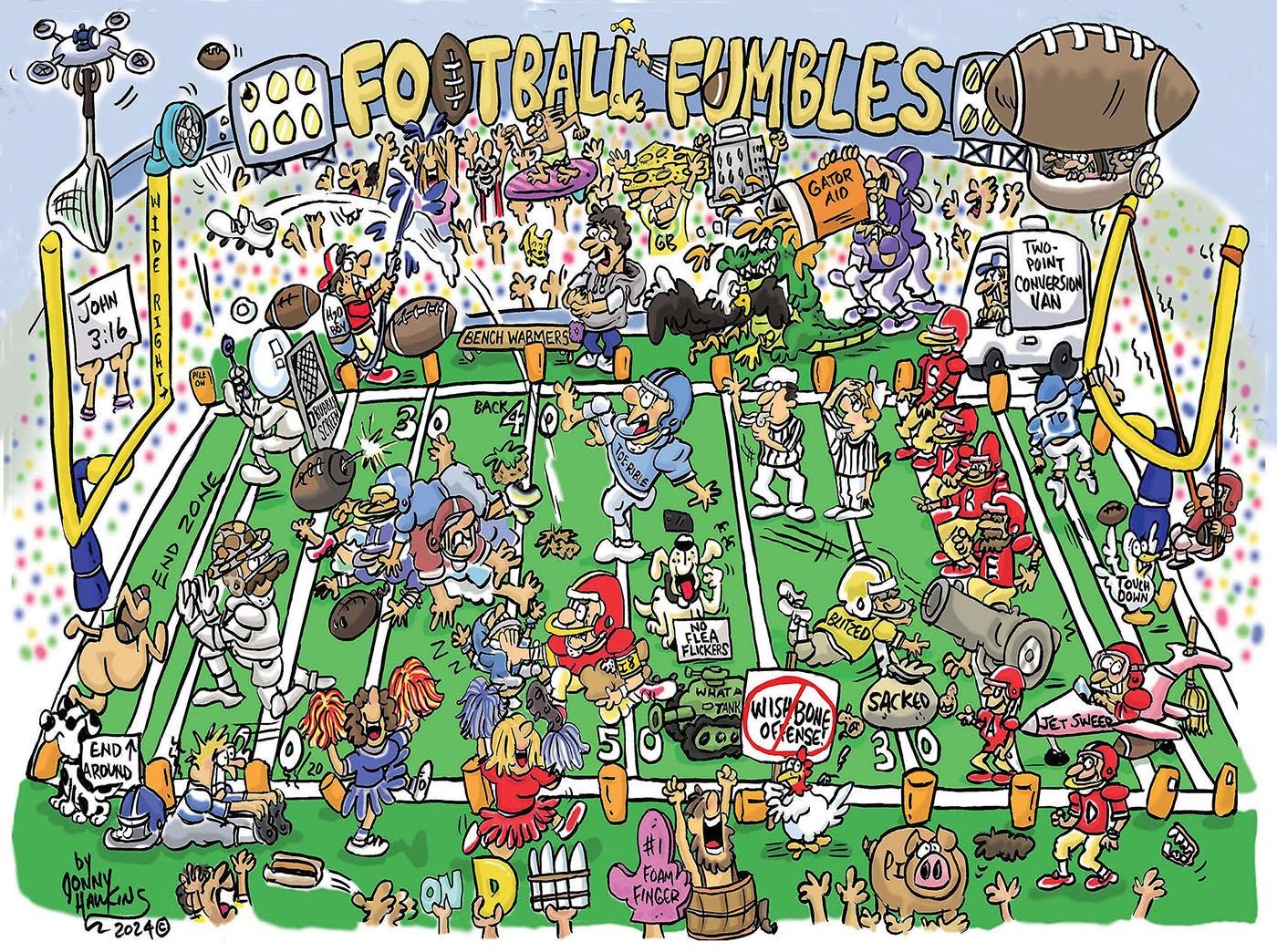 SunsOut Fußball-Fummel 1000 Teile Puzzle Sunsout-80140 von SunsOut
