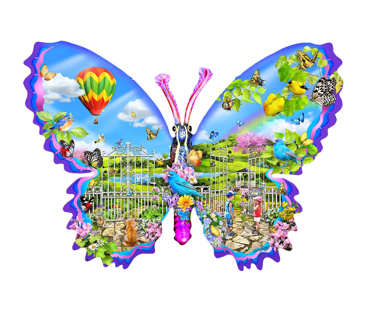 SunsOut Garden Butterfly 1000 Teile Puzzle Sunsout-97062 SunsOut Garden Butterfly 1000 Teile Puzzle Sunsout-97062 von SunsOut