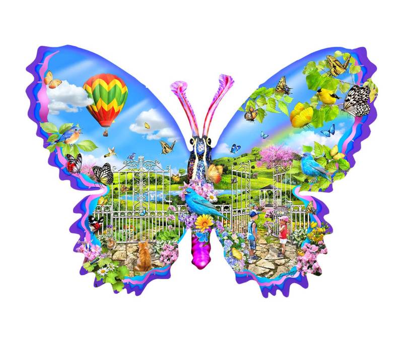 SunsOut Garden Butterfly 1000 Teile Puzzle Sunsout-97062 von SunsOut
