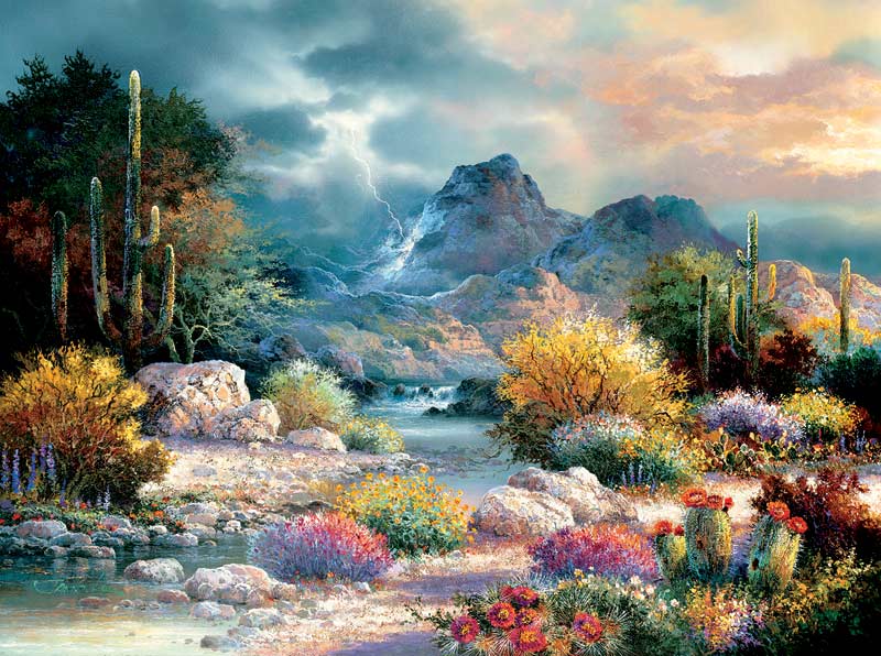 SunsOut James Lee - Springtime Valley 1000 Teile Puzzle Sunsout-18085 von SunsOut