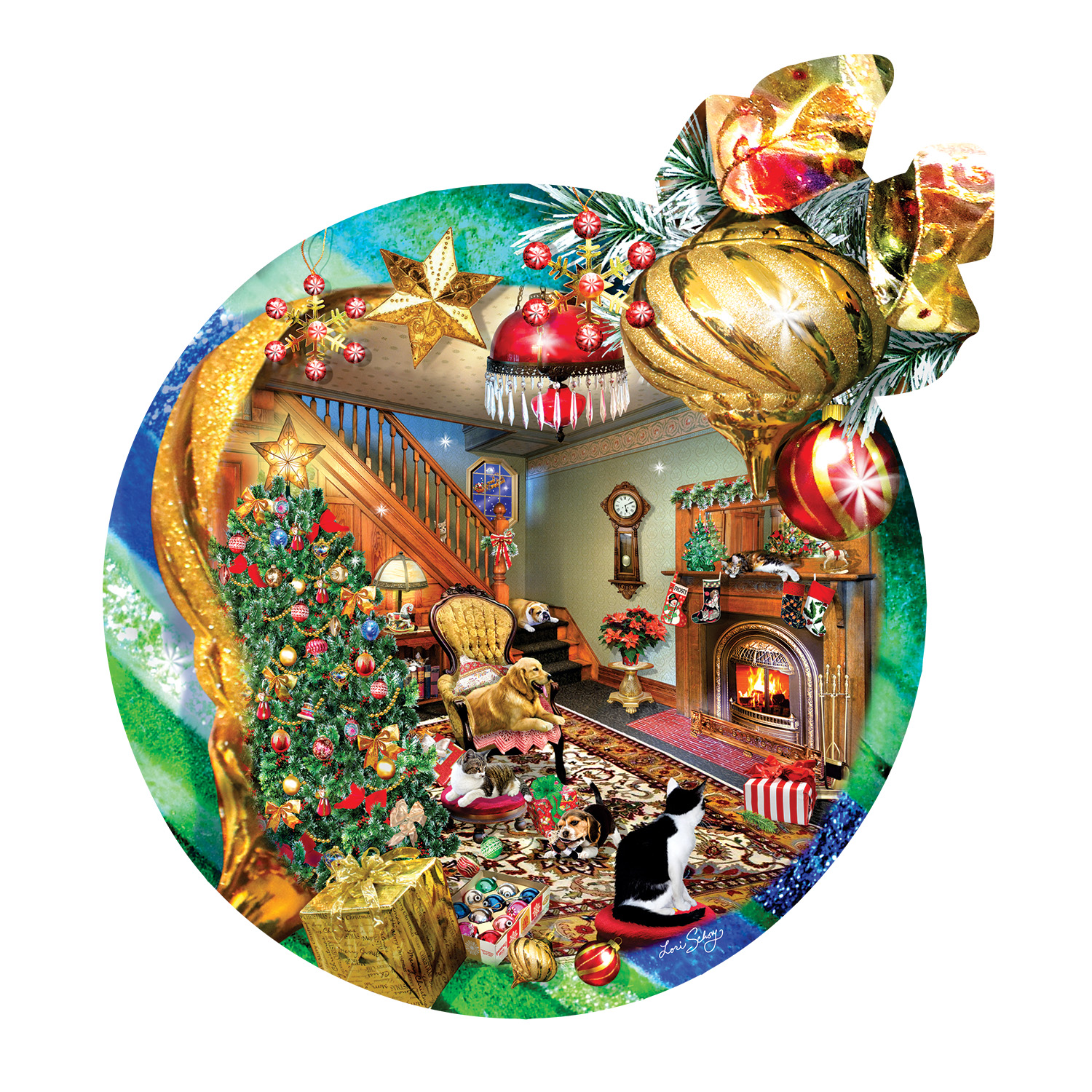 SunsOut Kaminfeuer Ornament 750 Teile Puzzle Sunsout-95028 SunsOut Kaminfeuer Ornament 750 Teile Puzzle Sunsout-95028 von SunsOut