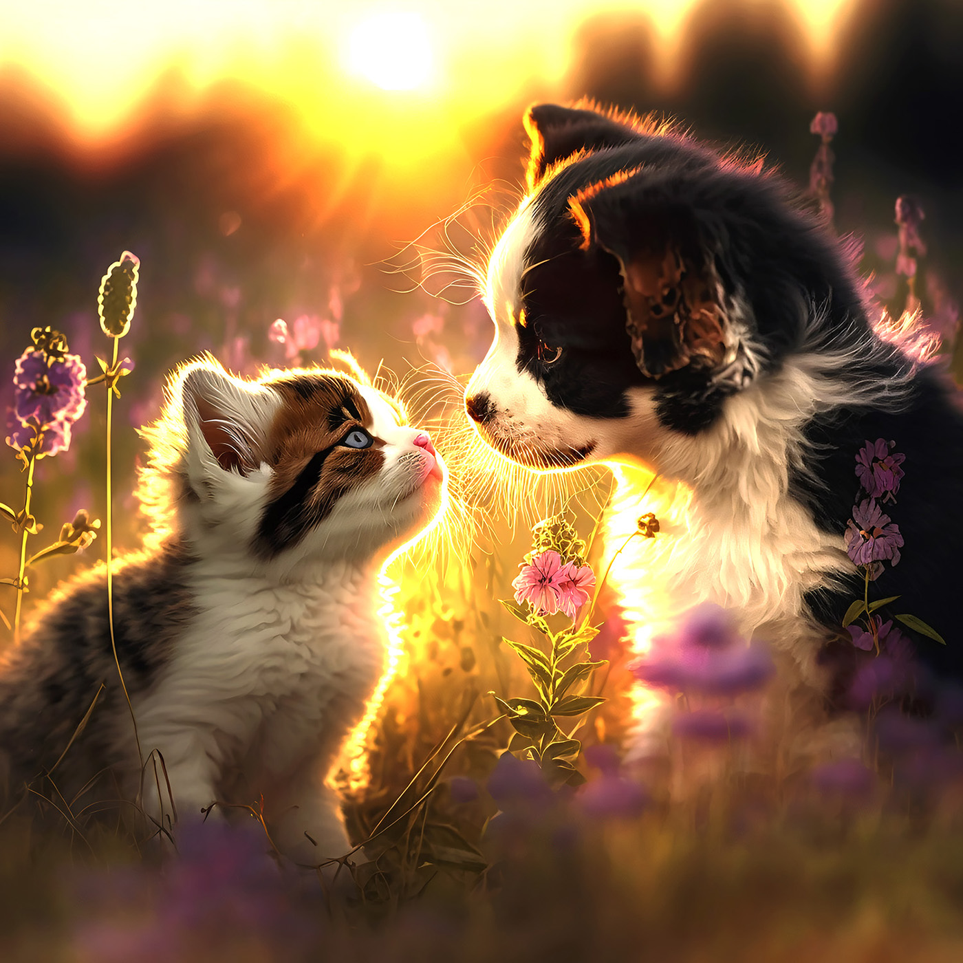 SunsOut Katze und Hund 500 Teile Puzzle Sunsout-61870 SunsOut Katze und Hund 500 Teile Puzzle Sunsout-61870 von SunsOut