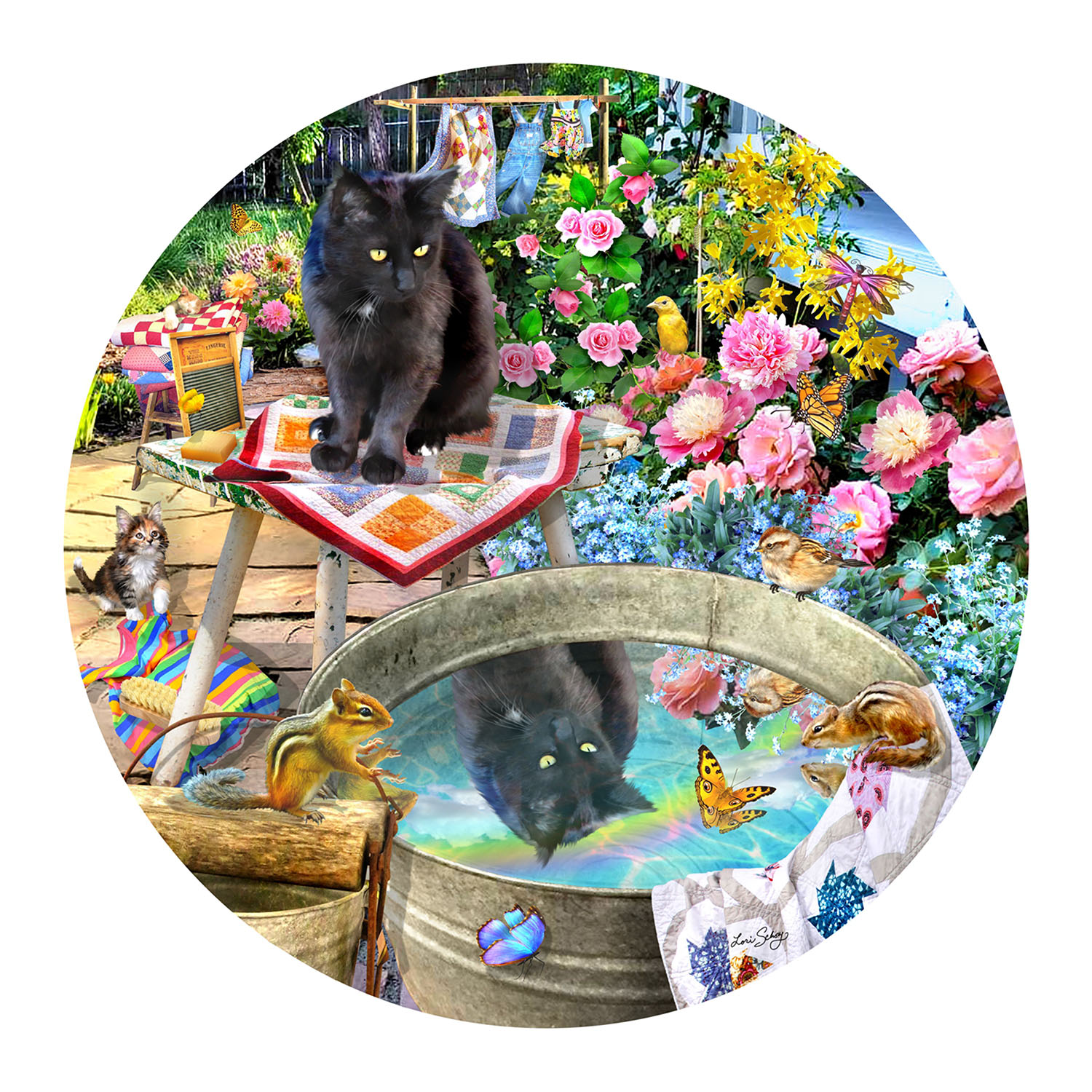 SunsOut Kitty Reflections 500 Teile Puzzle Sunsout-35256 SunsOut Kitty Reflections 500 Teile Puzzle Sunsout-35256 von SunsOut