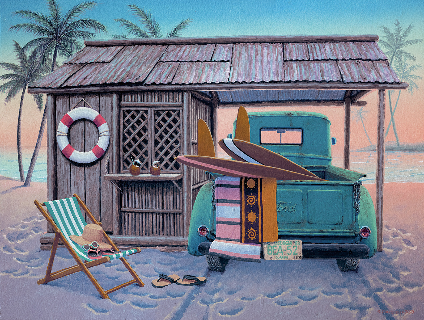 SunsOut Liebeshäuschen 500 Teile Puzzle Sunsout-61770 von SunsOut