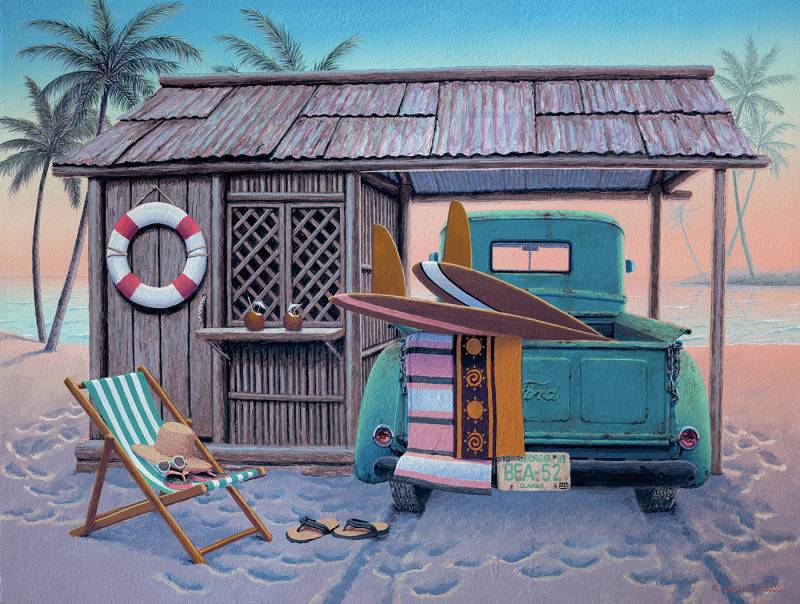 SunsOut Liebeshäuschen 500 Teile Puzzle Sunsout-61770 von SunsOut
