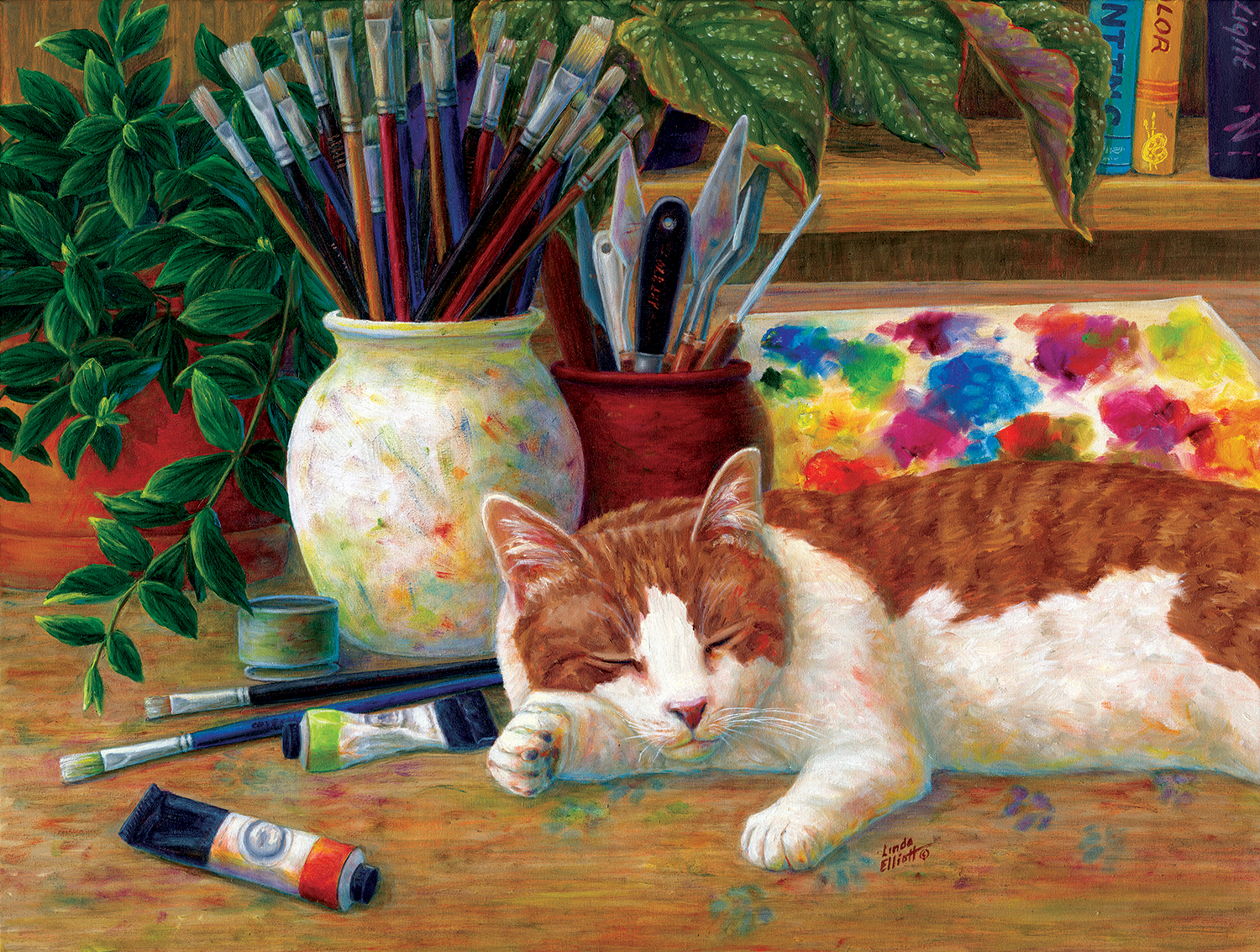 SunsOut Linda Elliot - Painter's Helper 500 Teile Puzzle Sunsout-31613 SunsOut Linda Elliot - Painter's Helper 500 Teile Puzzle Sunsout-31613 von SunsOut