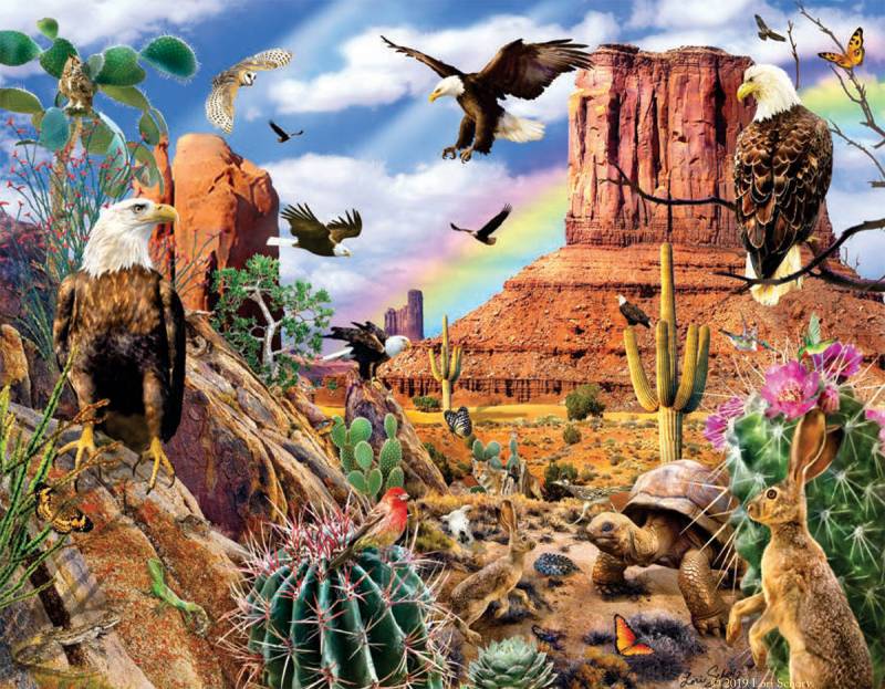 SunsOut Lori Schory - Desert Eagles 1000 Teile Puzzle Sunsout-35156 von SunsOut