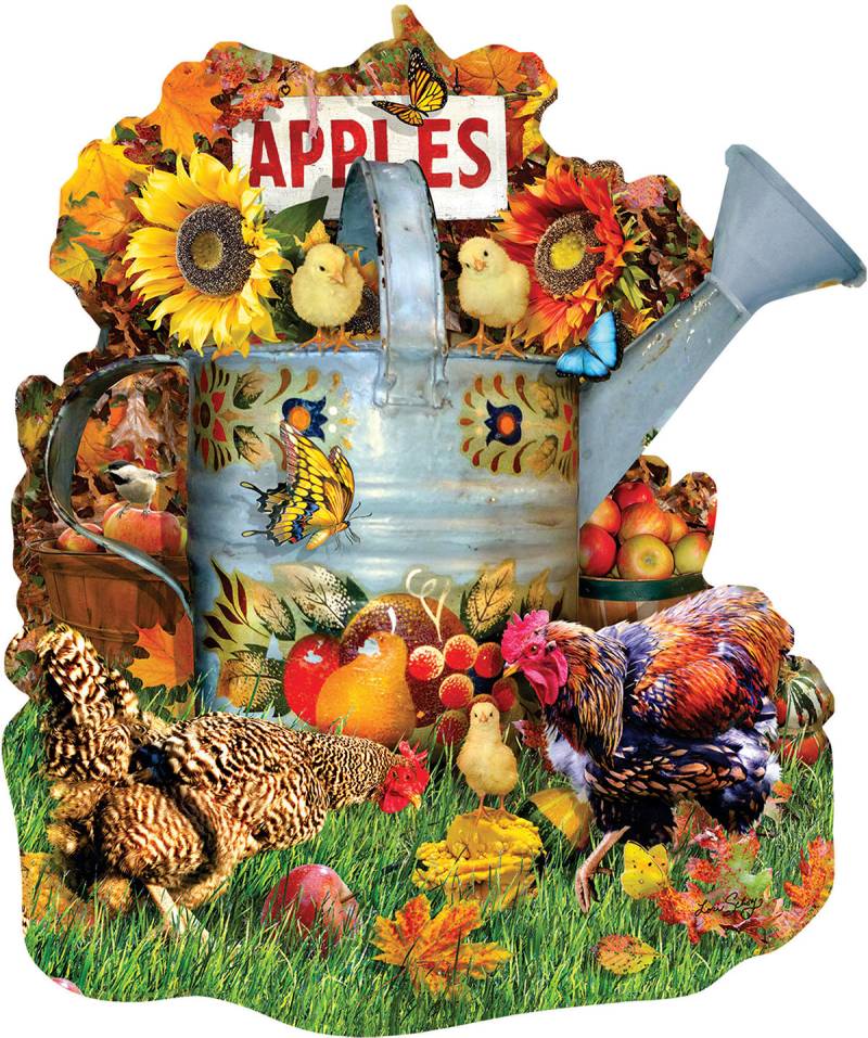 SunsOut Lori Schory - Fall Watering Can 1000 Teile Puzzle Sunsout-97168 von SunsOut