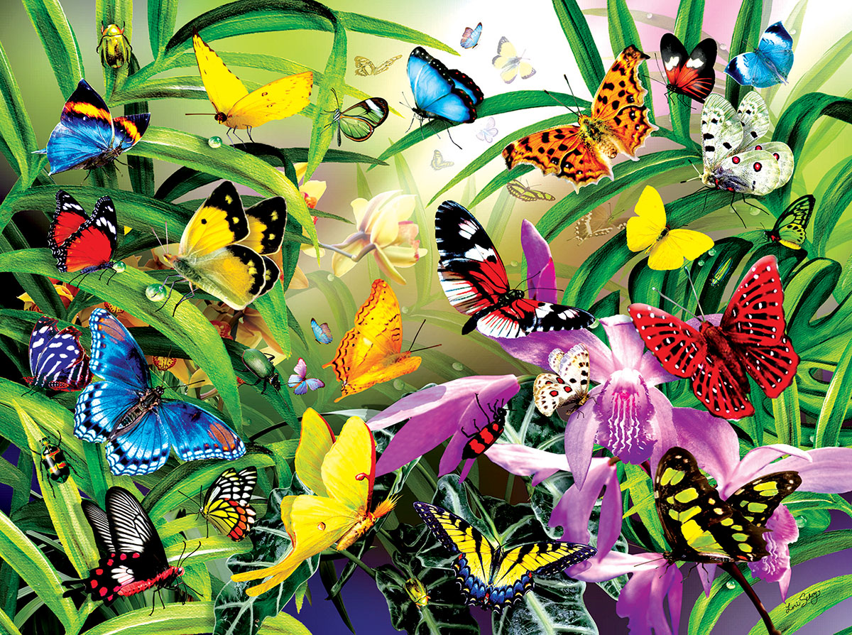 SunsOut Lori Schory - Tropical Butterflies 1000 Teile Puzzle Sunsout-34867 SunsOut Lori Schory - Tropical Butterflies 1000 Teile Puzzle Sunsout-34867 von SunsOut