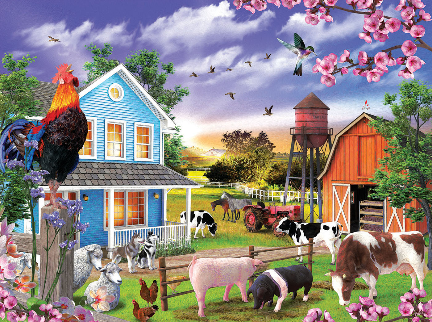 SunsOut Morning Greeting 1000 Teile Puzzle Sunsout-42290 von SunsOut