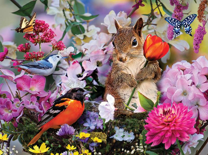 SunsOut Nest of Flowers 1000 Teile Puzzle Sunsout-72044 von SunsOut