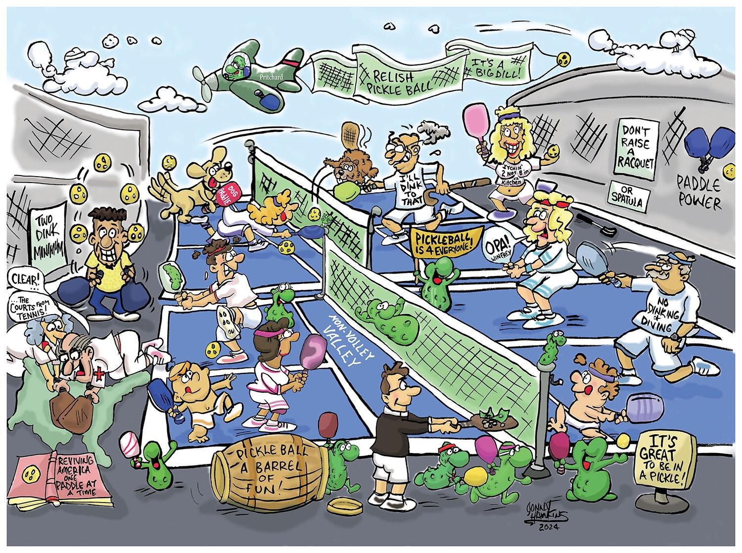 SunsOut Pickleball-Spiel 1000 Teile Puzzle Sunsout-80143 von SunsOut