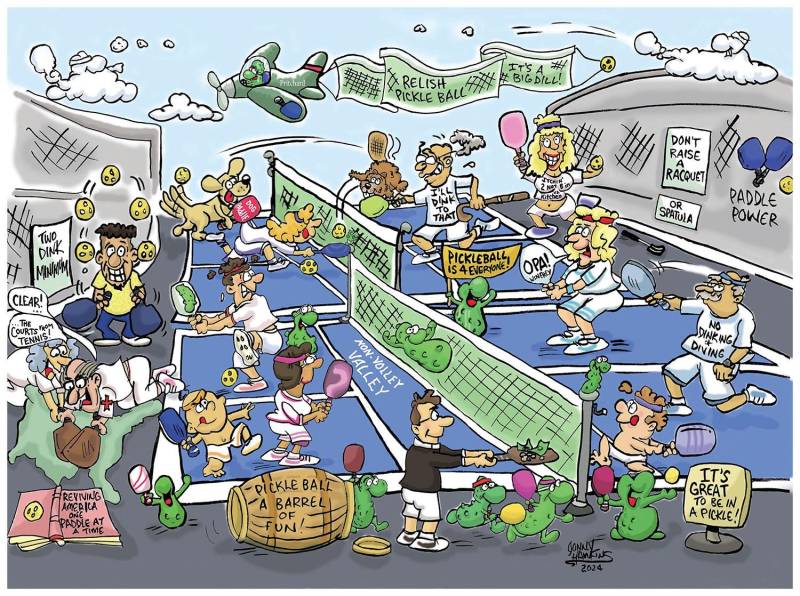 SunsOut Pickleball-Spiel 1000 Teile Puzzle Sunsout-80143 von SunsOut