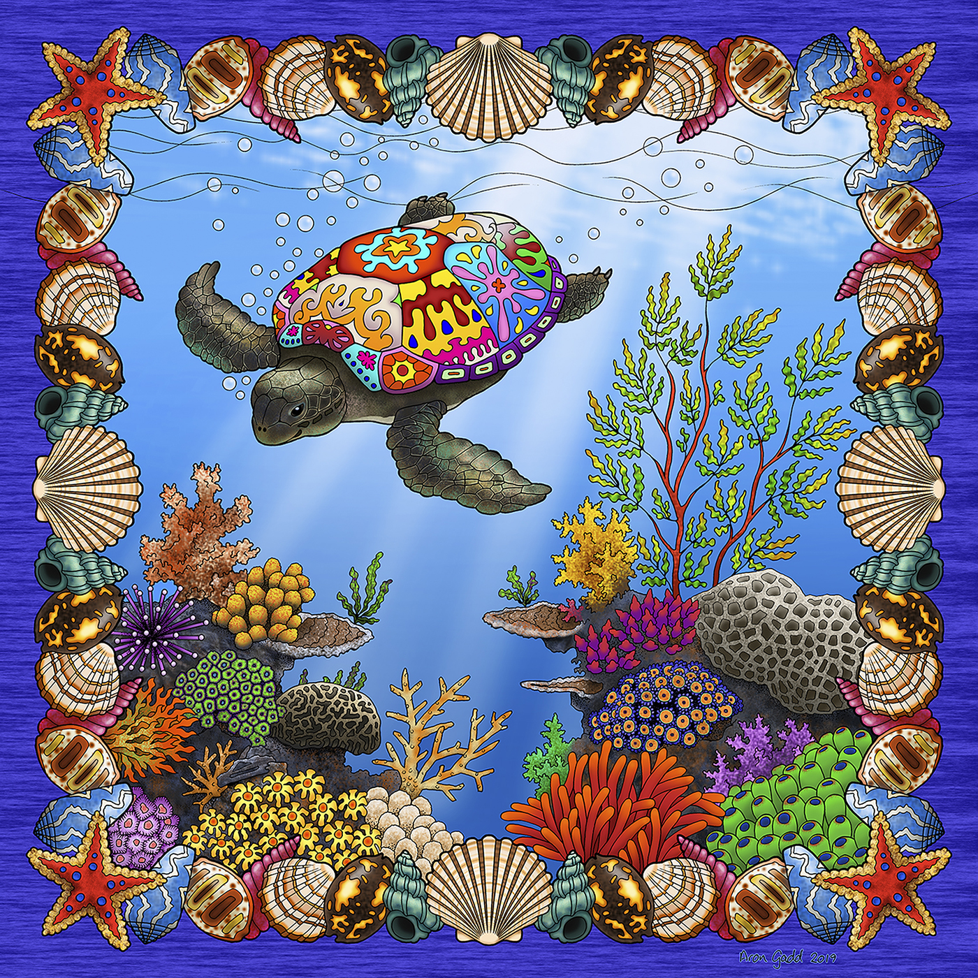 SunsOut Psychedelische Schildkröte 500 Teile Puzzle Sunsout-77010 SunsOut Psychedelische Schildkröte 500 Teile Puzzle Sunsout-77010 von SunsOut