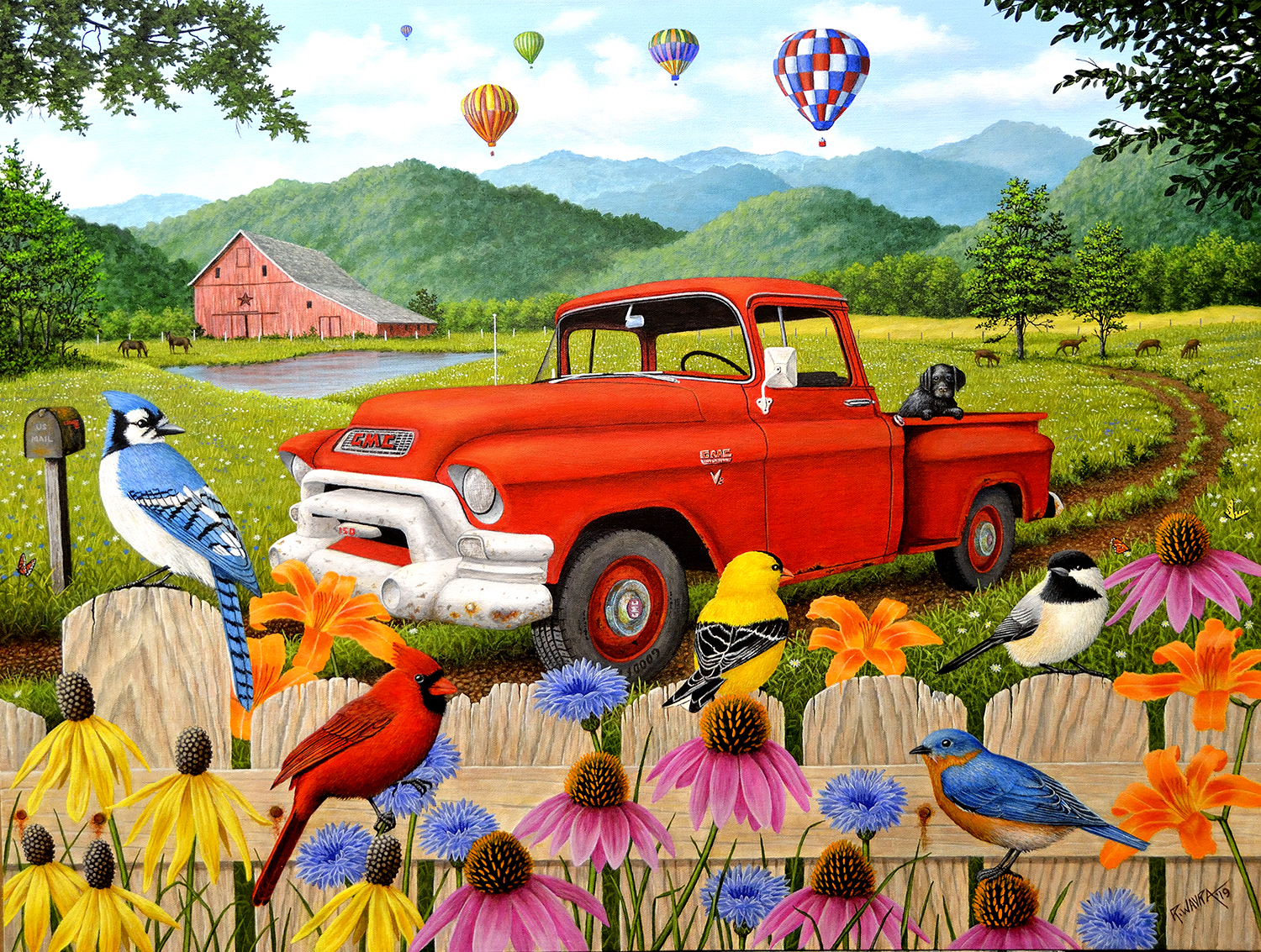 SunsOut Robert Wavra - The Red Truck 500 Teile Puzzle Sunsout-51304 SunsOut Robert Wavra - The Red Truck 500 Teile Puzzle Sunsout-51304 von SunsOut