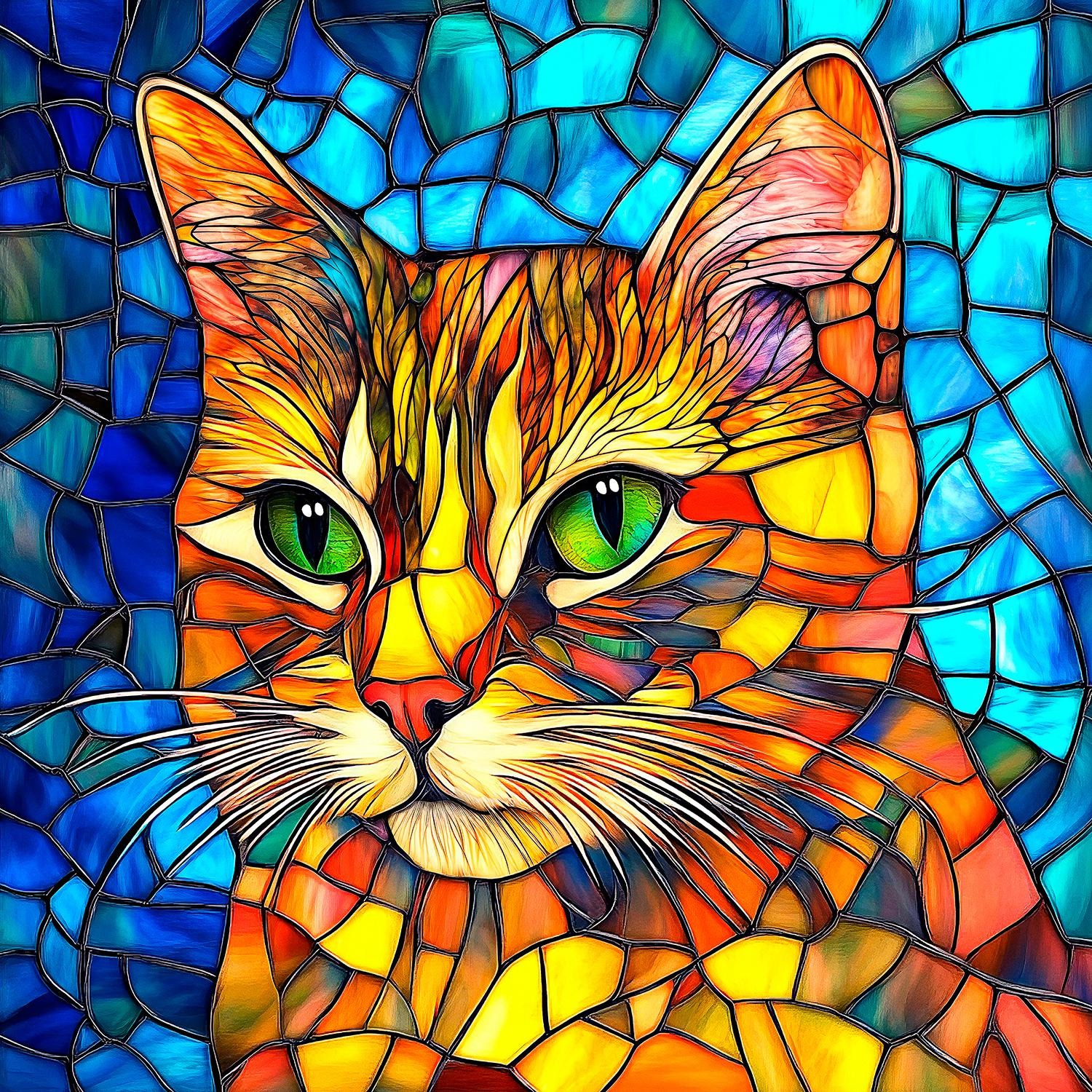 SunsOut Rote Katze 500 Teile Puzzle Sunsout-71368 von SunsOut