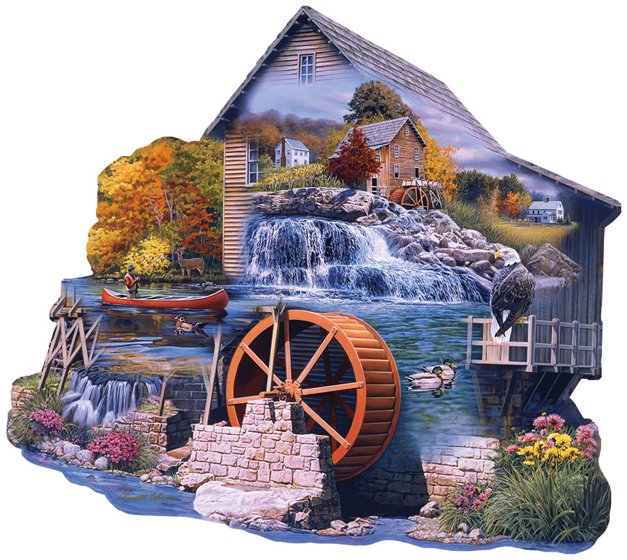 SunsOut Russell Cobane - The Old Mill Stream 1000 Teile Puzzle Sunsout-95065 SunsOut Russell Cobane - The Old Mill Stream 1000 Teile Puzzle Sunsout-95065 von SunsOut