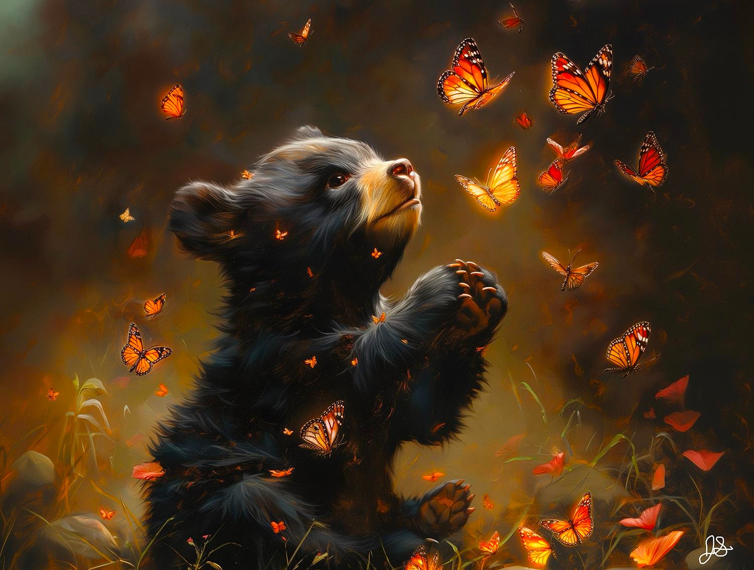 SunsOut Schmetterlinge fangen 300 Teile Puzzle Sunsout-77148 von SunsOut