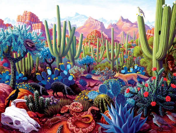 SunsOut Stephen Morath - Cactusland 1000 Teile Puzzle Sunsout-69936 von SunsOut