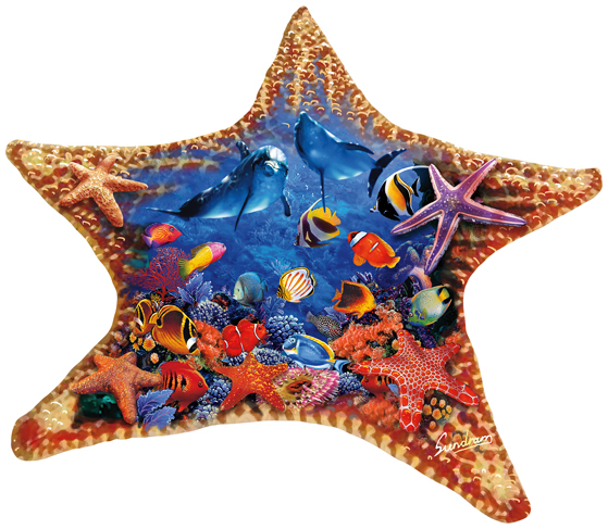 SunsOut Steve Sundram - Starfish 600 Teile Puzzle Sunsout-97136 von SunsOut