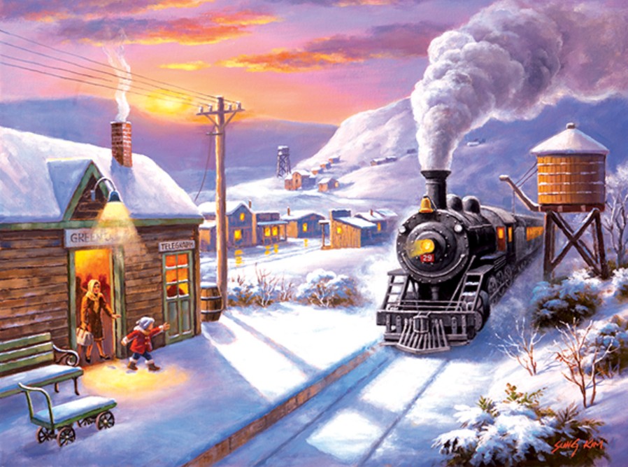 SunsOut Sung Kim - Greenville Depot 1000 Teile Puzzle Sunsout-36673 von SunsOut