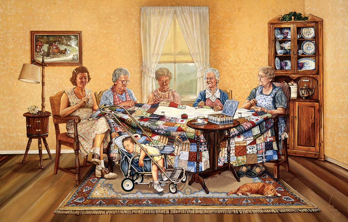 SunsOut The Gossip Party 1000 Teile Puzzle Sunsout-25202 von SunsOut