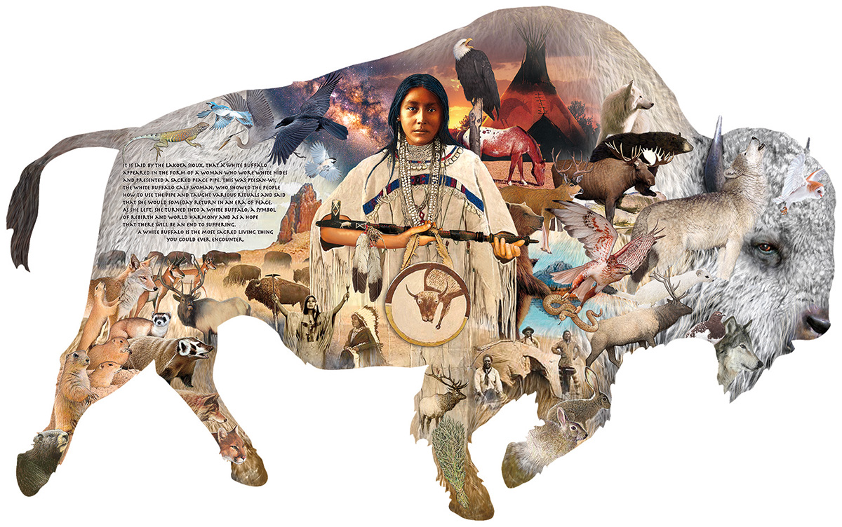 SunsOut The White Buffalo 1000 Teile Puzzle Sunsout-97073 SunsOut The White Buffalo 1000 Teile Puzzle Sunsout-97073 von SunsOut