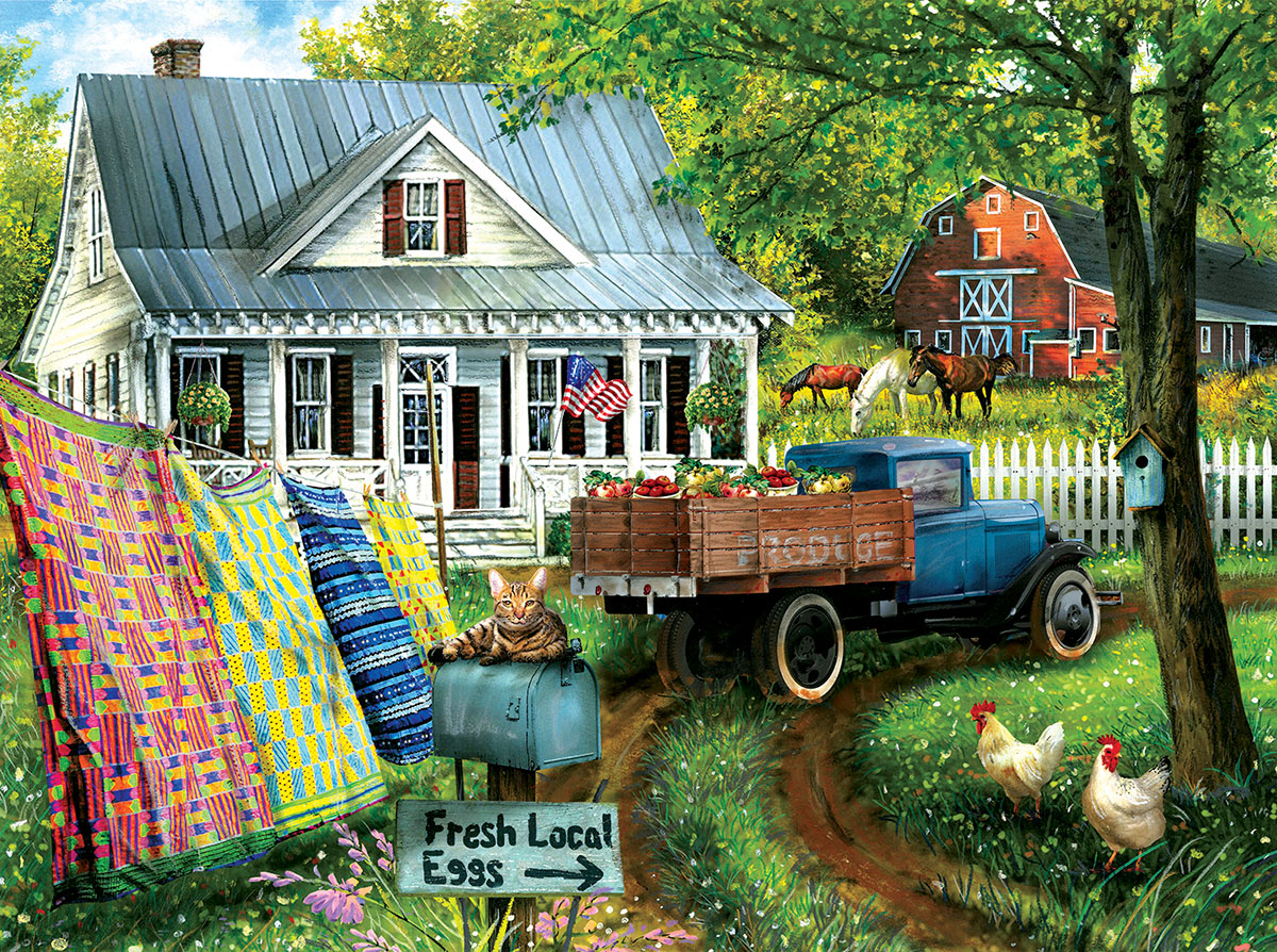 SunsOut Tom Wood - Countryside Living 1000 Teile Puzzle Sunsout-28771 SunsOut Tom Wood - Countryside Living 1000 Teile Puzzle Sunsout-28771 von SunsOut