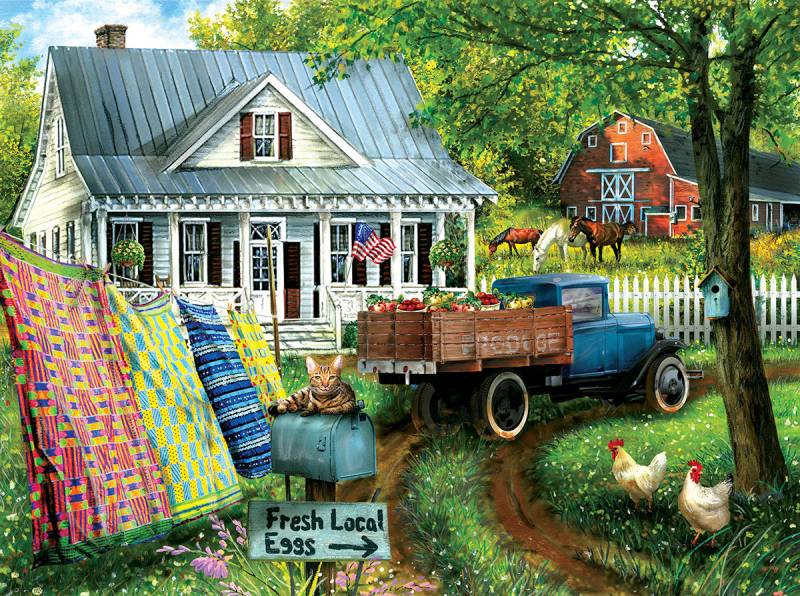 SunsOut Tom Wood - Countryside Living 1000 Teile Puzzle Sunsout-28771 SunsOut Tom Wood - Countryside Living 1000 Teile Puzzle Sunsout-28771 von SunsOut