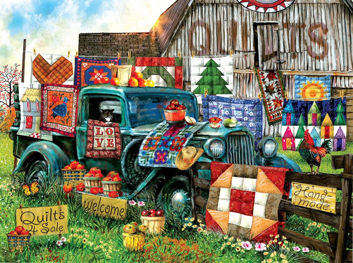 SunsOut Tom Wood - Quilts for Sale 1000 Teile Puzzle Sunsout-28567 von SunsOut
