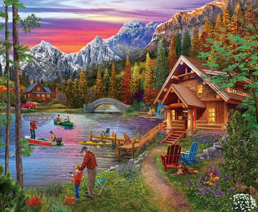 SunsOut Tom Wood - Stone Bridge Lake 1000 Teile Puzzle Sunsout-31591 SunsOut Tom Wood - Stone Bridge Lake 1000 Teile Puzzle Sunsout-31591 von SunsOut