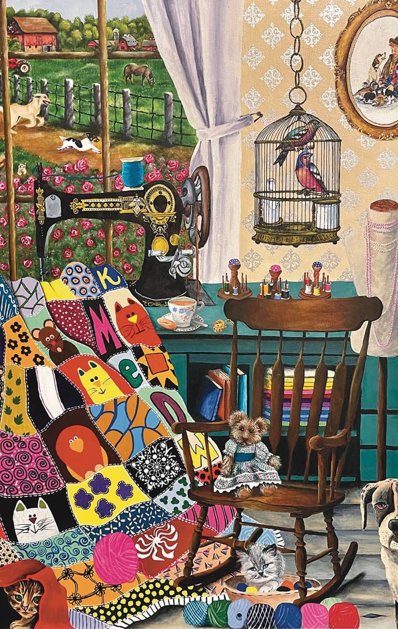 SunsOut Wochenende bei Oma 550 Teile Puzzle Sunsout-60952 von SunsOut