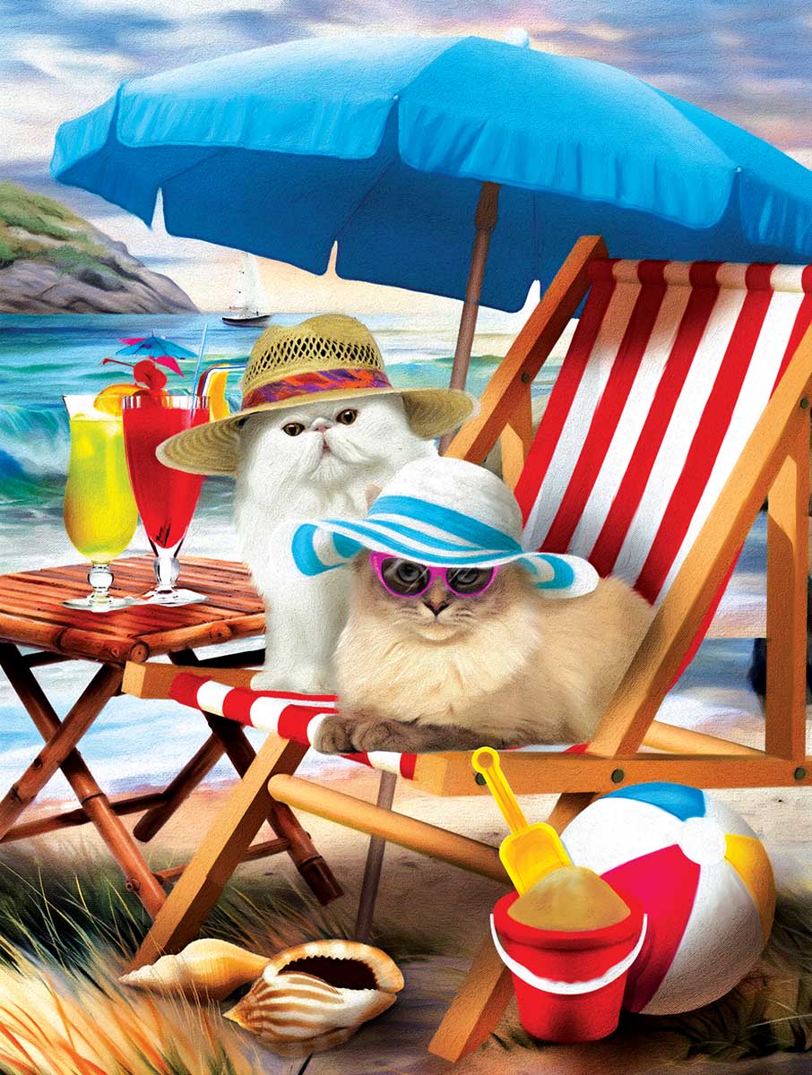 SunsOut XXL Teile - Beach Cats 300 Teile Puzzle Sunsout-28865 SunsOut XXL Teile - Beach Cats 300 Teile Puzzle Sunsout-28865 von SunsOut