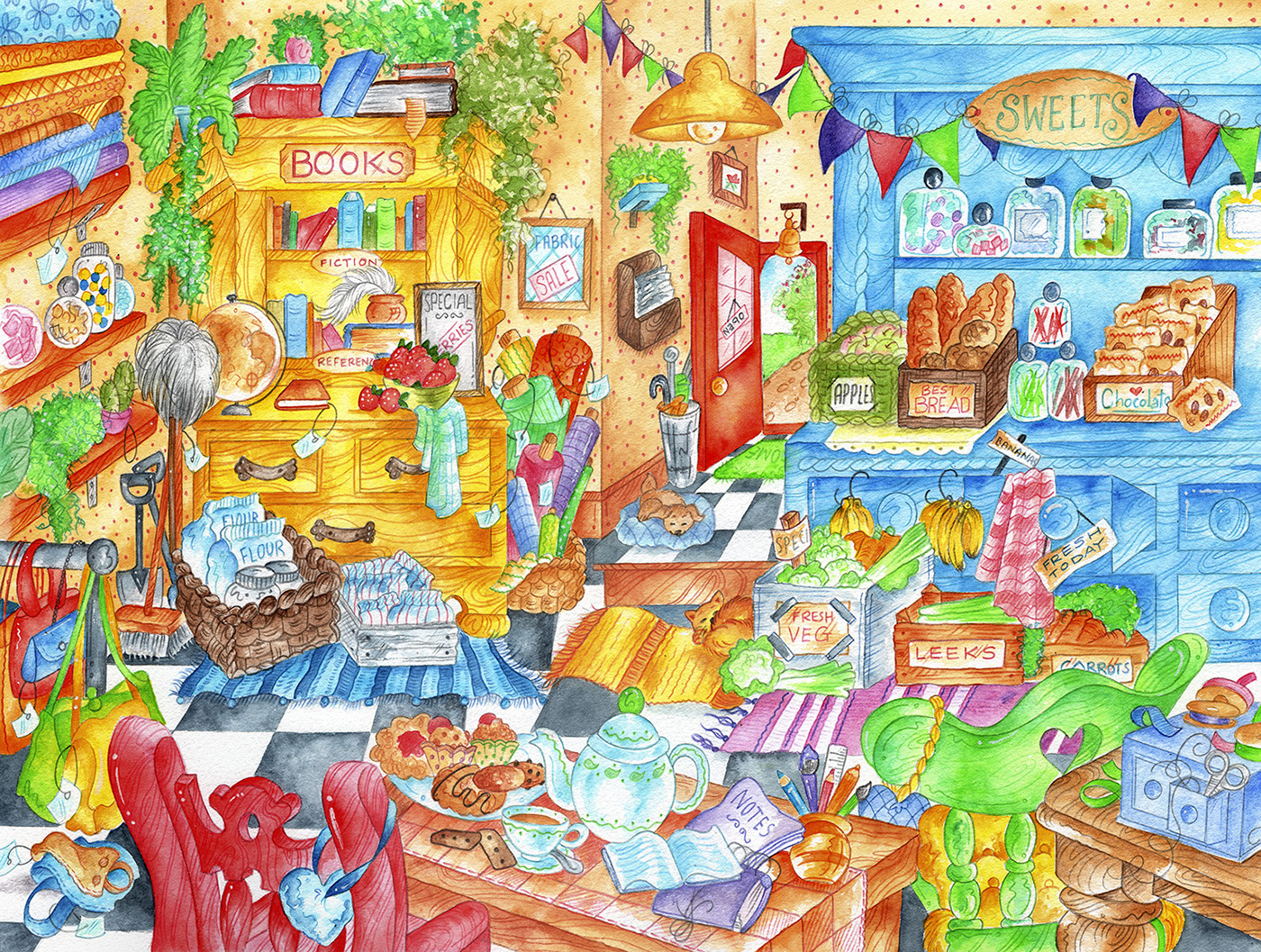 SunsOut XXL Teile - Bitte Kommen Sie - Wir Haben Geöffnet 300 Teile Puzzle Sunsout-47028 SunsOut XXL Teile - Bitte Kommen Sie - Wir Haben Geöffnet 300 Teile Puzzle Sunsout-47028 von SunsOut
