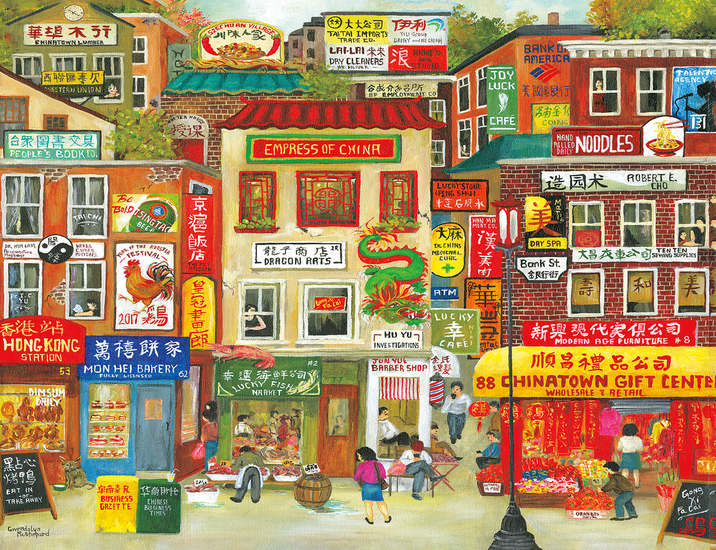 SunsOut XXL Teile - Chinatown 500 Teile Puzzle Sunsout-46356 SunsOut XXL Teile - Chinatown 500 Teile Puzzle Sunsout-46356 von SunsOut