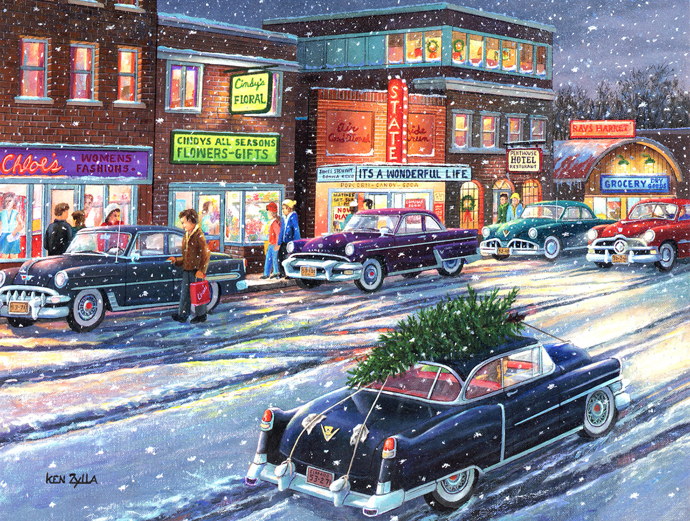 SunsOut XXL Teile - Weihnachtsdämmerung auf der Hauptstraße 500 Teile Puzzle Sunsout-39748 SunsOut XXL Teile - Weihnachtsdämmerung auf der Hauptstraße 500 Teile Puzzle Sunsout-39748 von SunsOut