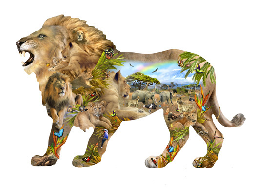 SunsOut XXL Teile - Der Aufseher 1000 Teile Puzzle Sunsout-95484 von SunsOut