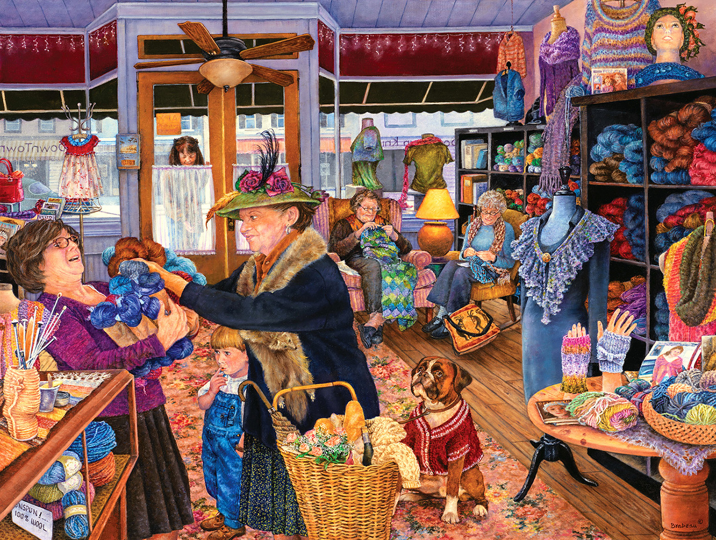 SunsOut XXL Teile - Der Strickwarenladen 500 Teile Puzzle Sunsout-44284 SunsOut XXL Teile - Der Strickwarenladen 500 Teile Puzzle Sunsout-44284 von SunsOut