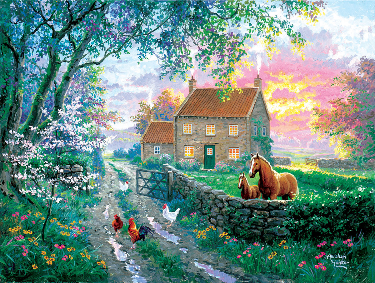 SunsOut XXL Teile - English Farm Life 500 Teile Puzzle Sunsout-69838 SunsOut XXL Teile - English Farm Life 500 Teile Puzzle Sunsout-69838 von SunsOut