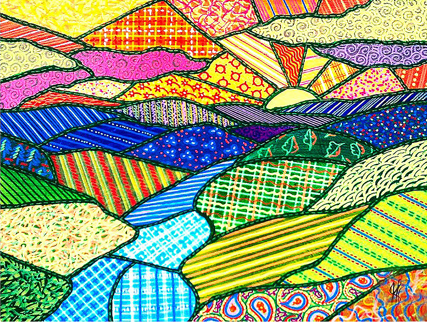 SunsOut XXL Teile - Gequilteter Sonnenuntergang in den Appalachen 500 Teile Puzzle Sunsout-42310 SunsOut XXL Teile - Gequilteter Sonnenuntergang in den Appalachen 500 Teile Puzzle Sunsout-42310 von SunsOut