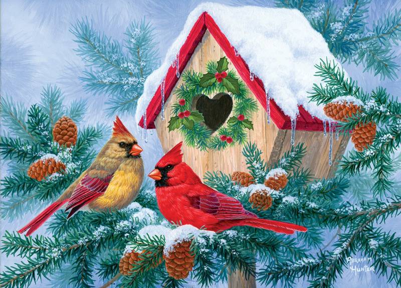 SunsOut XXL Teile - Home Tweet Home 300 Teile Puzzle Sunsout-69712 von SunsOut