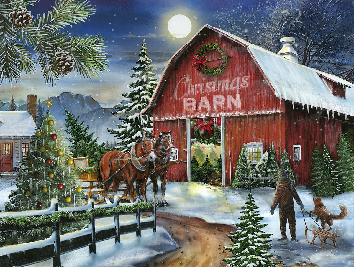 SunsOut XXL Teile - In der Weihnachtsscheune 500 Teile Puzzle Sunsout-29788 SunsOut XXL Teile - In der Weihnachtsscheune 500 Teile Puzzle Sunsout-29788 von SunsOut
