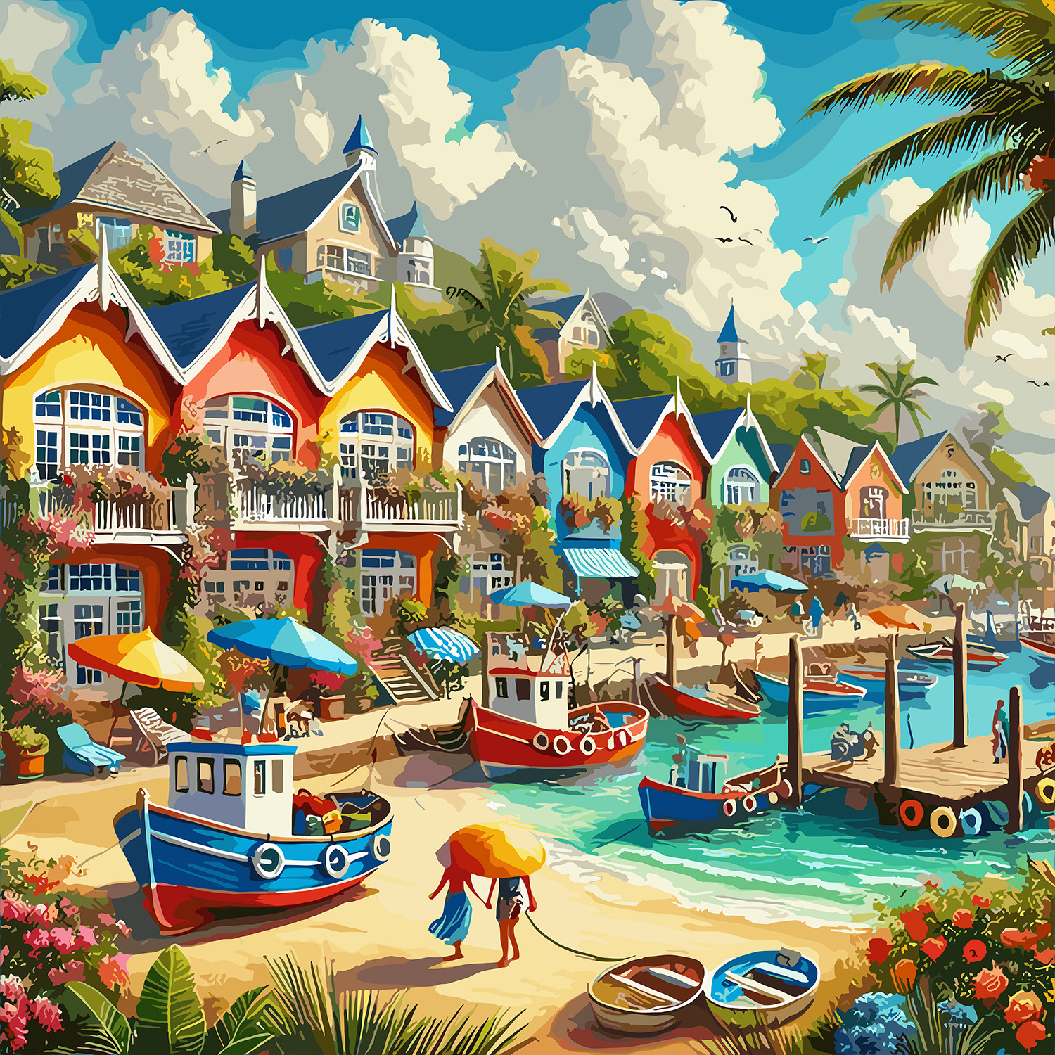 SunsOut XXL Teile - Kaleidoskop der Küste 500 Teile Puzzle Sunsout-27315 SunsOut XXL Teile - Kaleidoskop der Küste 500 Teile Puzzle Sunsout-27315 von SunsOut