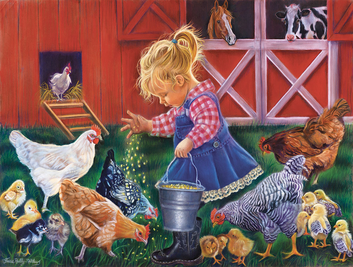SunsOut XXL Teile - Little Farm Girl 500 Teile Puzzle Sunsout-35886 SunsOut XXL Teile - Little Farm Girl 500 Teile Puzzle Sunsout-35886 von SunsOut